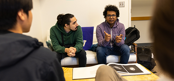 DiRAC Summer Research Prize recipients Josue Torres-Valdovinos (left) and Ishan Ghosh-Coutinho
